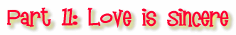 Love is Sincere